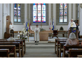 Dankgottesdienst der Kommunionkinder (Foto: Karl-Franz Thiede)